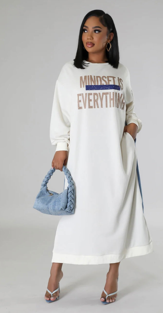 MINDSET IS EVERYTHING DRESS