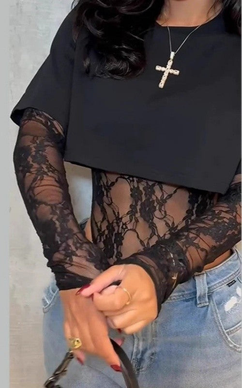 KARA LACE TOP