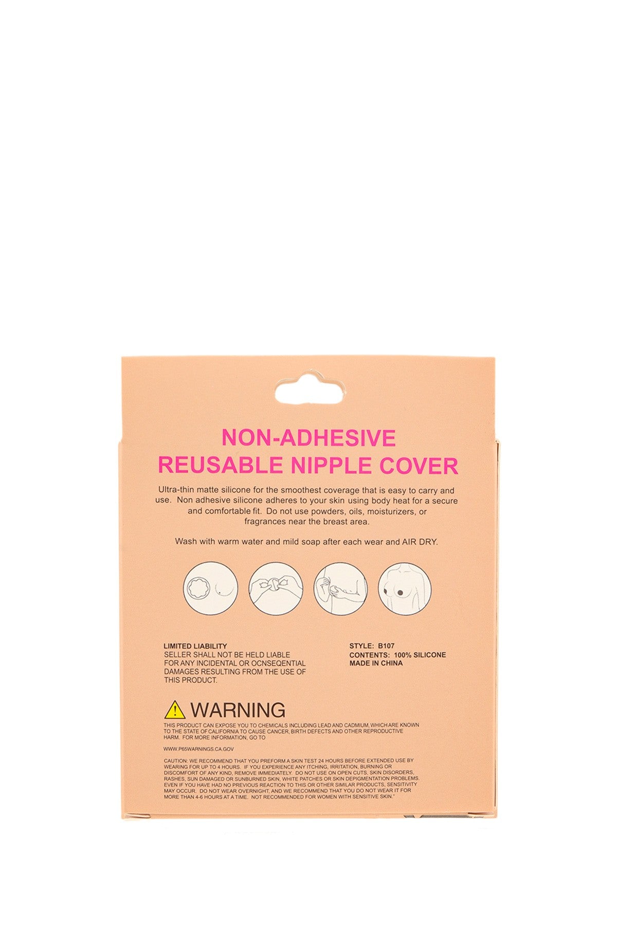 REUSABLE NIPPLE COVER