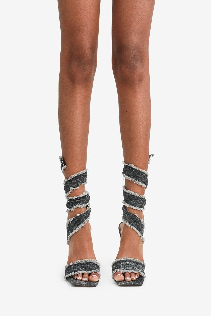 BELLA DENIM HEELS